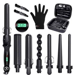 PARWIN BEAUTY Curling Wand 7 in 1 Curling Iron Set (7 Sizes - Professional)